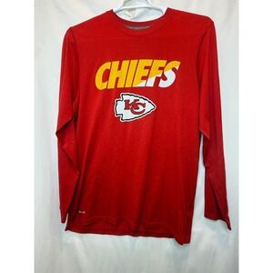 Nike NFL Kansas City Chiefs‎ Dri-Fit Long Sleeve Red Training Shirt Equipment